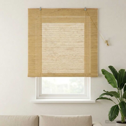 vidaXL Rullegardin Naturlig 150 x 160 cm Bambus