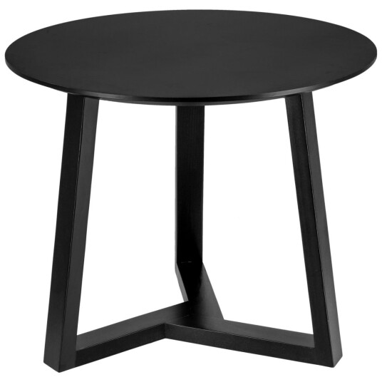 VEGA Sidebord Melena; 50.5x60 cm HxØ; Svart; Rund
