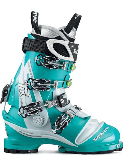 Scarpa TX Pro NTN Womens telemarkstøvler, dame 23/24 Emerald/Ice Blue (12203-502) 26 2019