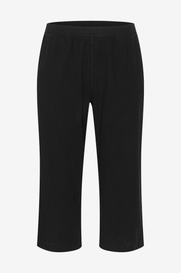 KAFFE Curve Bukse kcNana Culotte Pants Svart KAFFE Curve Bukse kcNana Culotte Pants Svart