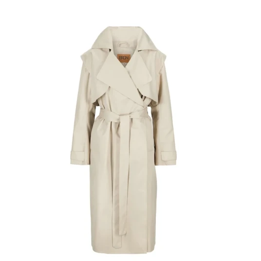 Brgn by Lunde & Gaundal Dame Frakker Beige M, Brgn by Lunde & Gaundal Dame Frakker Beige M,