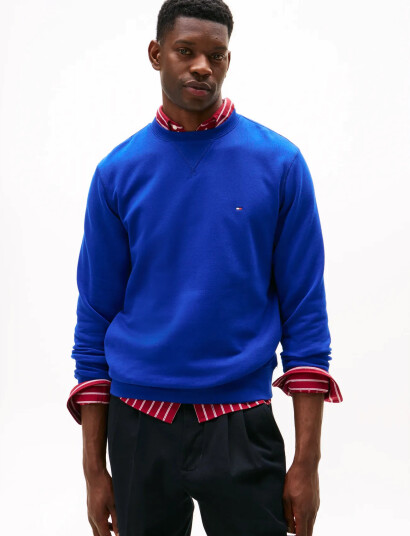 Tommy Hilfiger Ess Seasonal Fleece Crewneck Blue XS