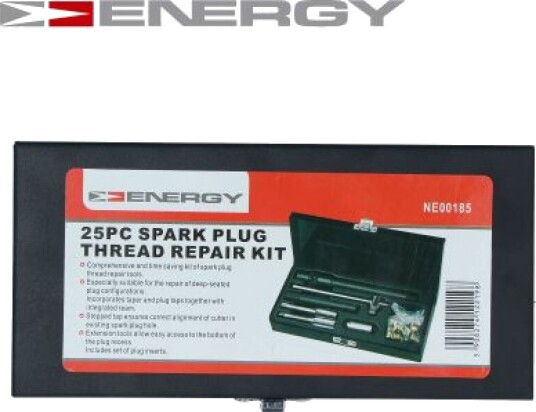 ENERGY NE00185 Verktøysett for gjengeskjæring, tennplugg