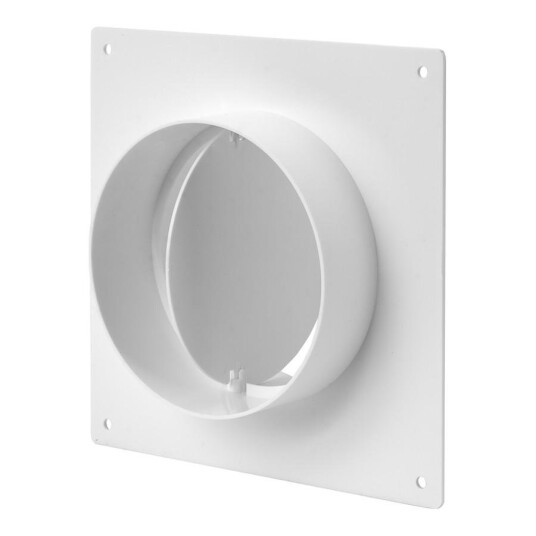 Europlast Rund flens med ventil Ø125mm Europlast Rund flens med ventil Ø125mm