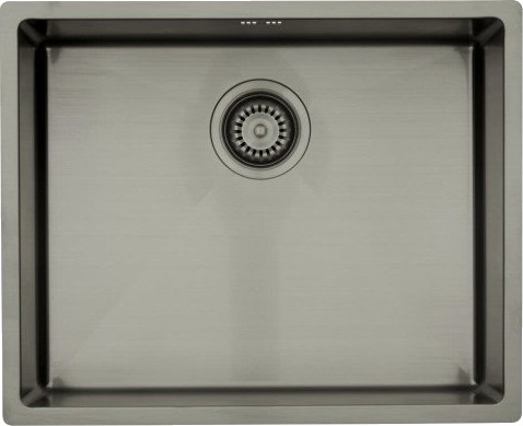 Lavabo Kubus 500 soft kjøkkenvask 54x44 cm, sort krom Lavabo Kubus 500 soft kjøkkenvask 54x44 cm, sort krom