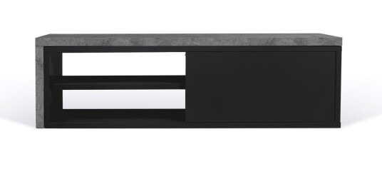 Temahome Move Tvbord - Mørk Betongrå/Sort Unoliving