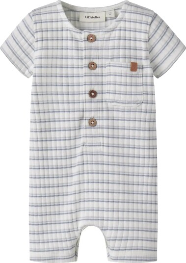 Lil"Atelier Nbmhaldur Ss Loose Short Suit Lil Blue 74 Lil"Atelier Nbmhaldur Ss Loose Short Suit Lil Blue 74