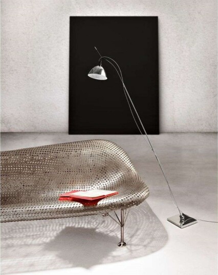Max. Floor LED Gulvlampe Chrome   Ingo Maurer   Stue   Aluminium
