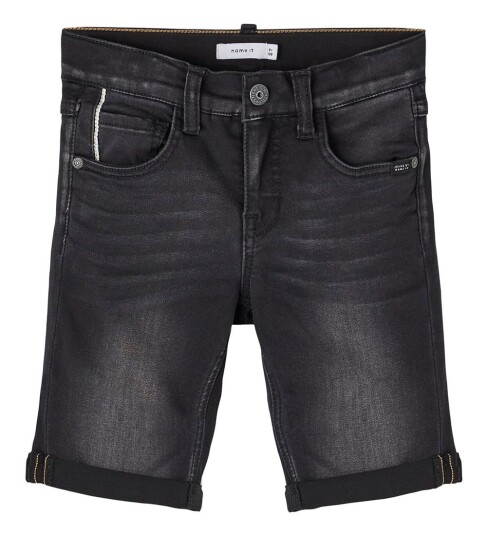 name it Nkmtheo Xsl Dnm L Shorts 6622-Cl Noos - Black - 92