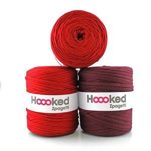 Hoooked Zpagetti Stoffgarn Unicolor 51 Bordeaux Nyanser 1 stk. Hoooked Zpagetti Stoffgarn Unicolor 51 Bordeaux Nyanser 1 stk.