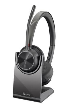 Poly Voyager V4320 Teams Charge Stand Hodesett Usb-c Optimert For Ms Teams Stereo
