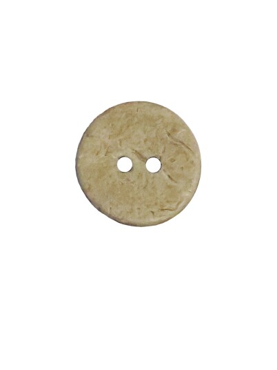 Villy Jensen Knapp 2 hull kokos natur 15mm