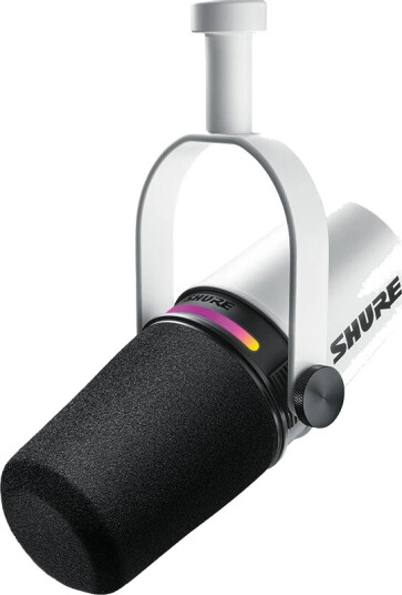 Shure MV7+ Dynamisk Podcastmikrofon med XLR/USB-tilkobling - Hvit Shure MV7+ Dynamisk Podcastmikrofon med XLR/USB-tilkobling - Hvit