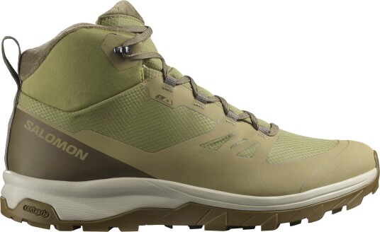Salomon Men's Outsnap CSWP Aloe/Stone Gray/Coyote Brown Aloe / Stone Gray / Coyote Brown 44 2/3