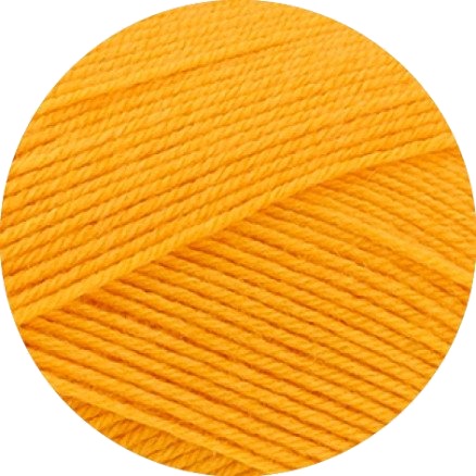 Lana Grossa Meilenweit 100 Merino Extrafine Uni Garn 2468 Lys Oransje