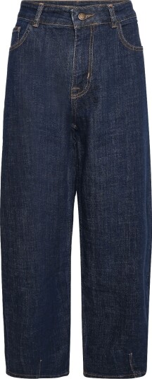 My Essential Wardrobe Jeans Barrel Mwlucy 187   Navy   32 x 29