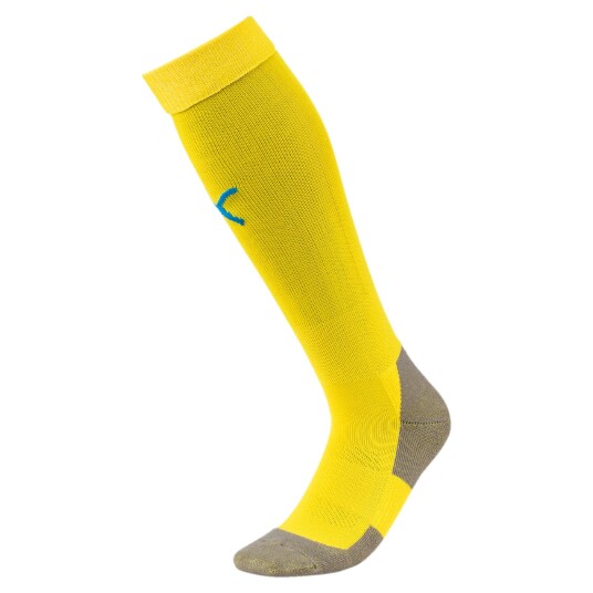 Puma Team LIGA Socks CORE, fotballsokker senior Cyber Yellow-electri