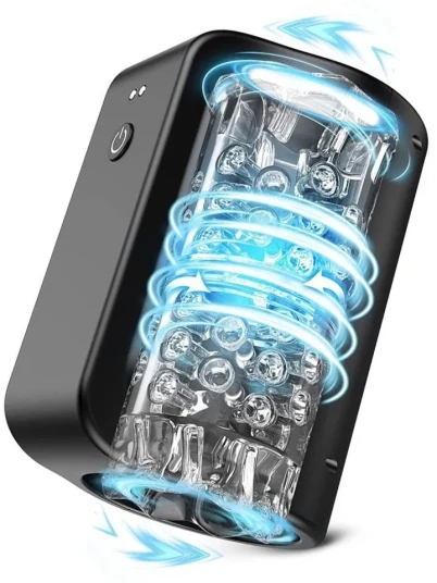 Rotating Masturbator 7 Modes Black Rotating Masturbator 7 Modes Black