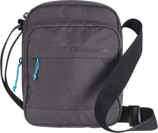 Lifeventure RFiD Shoulder Bag Recycled OneSize, Grey Lifeventure RFiD Shoulder Bag Recycled OneSize, Grey