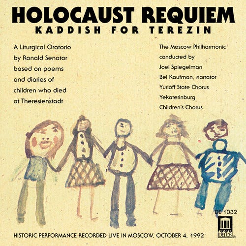 Senator, Spiegelman, Moscow Philharmonic, Jan Kratov, Lydia Zakharenko, Yeakaterin Mussorgsky State Conservatory, Yurloff State Chorus, Ronald Senator Holocaust Requiem CD Senator, Spiegelman, Moscow Philharmonic, Jan Kratov, Lydia Zakharenko, Yeakaterin Mussorgsky State Conservatory, Yurloff State Chorus, Ronald Senator Holocaust Requiem CD