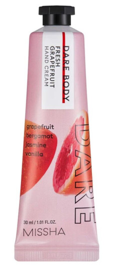 MISSHA Dare Body Hand Cream [Fresh Grapefruit] 30 ml Håndkrem