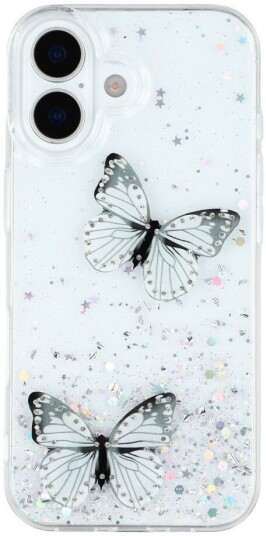 EIDERWOOD iPhone 17 Fleksibelt Plast Deksel med Sommerfugler Gjennomsiktig EIDERWOOD iPhone 17 Fleksibelt Plast Deksel med Sommerfugler Gjennomsiktig