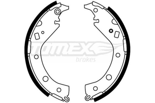 Bremsesko sett TOMEX Brakes TX 22 07