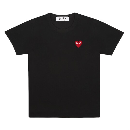 Comme Des Garcons Play T-Shirt Men'S T-Shirt Sort male S Comme Des Garcons Play T-Shirt Men'S T-Shirt Sort male S