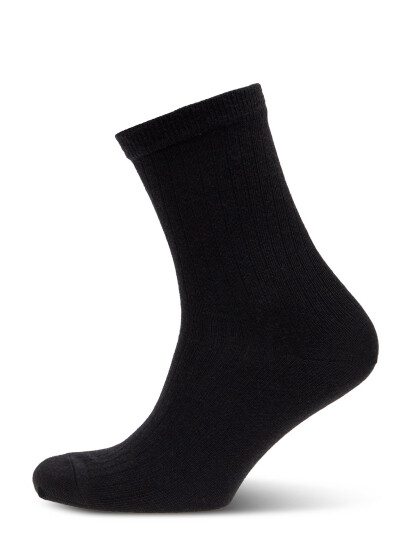 mp Denmark Wool Rib Socks - Black - 40/42 mp Denmark Wool Rib Socks - Black - 40/42
