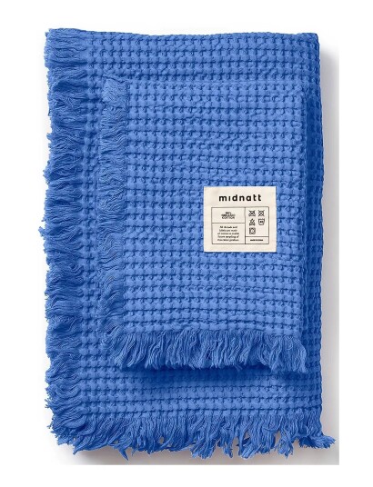 Midnatt Waffle Towel Cielo Blue 100x150cm Midnatt Waffle Towel Cielo Blue 100x150cm