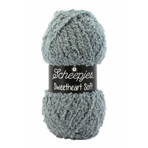Scheepjes Sweetheart Soft Garn Unicolor 3 Grå