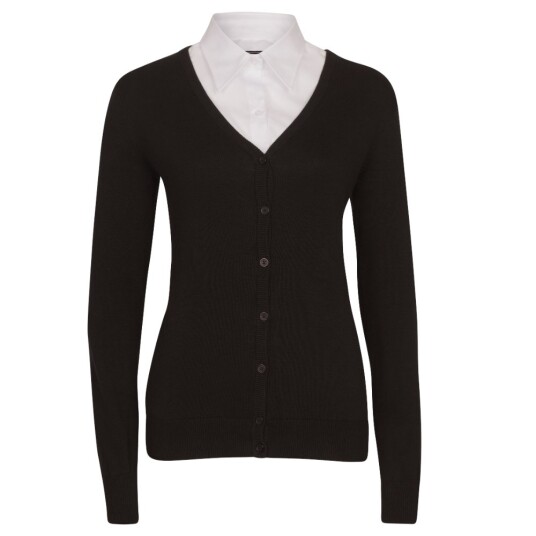 Tracker 3088 Lady Pima Cotton Cardigan Sort 1 stk STK-308804 M Tracker 3088 Lady Pima Cotton Cardigan Sort 1 stk STK-308804 M