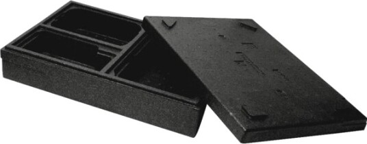 Termokasse 45.5X32x10.5 Cm 3 Rum Epp Sort,5 Stk/Krt
