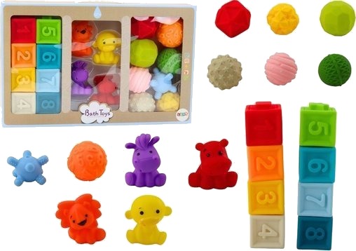 Leantoys Leantoys Myke Læringsklosser Til Bad 20 Deler Leantoys Leantoys Myke Læringsklosser Til Bad 20 Deler