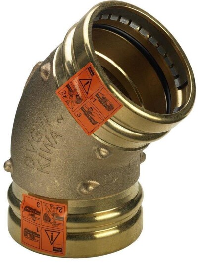 Viega sanpress xl elbow 45° 88.9 351359