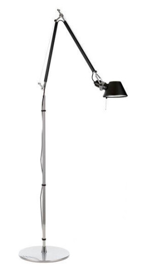 Artemide Tolomeo Gulvlampe Sort