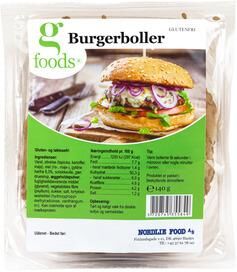 G Foods Burgerbrød 2 stk G Foods Burgerbrød 2 stk