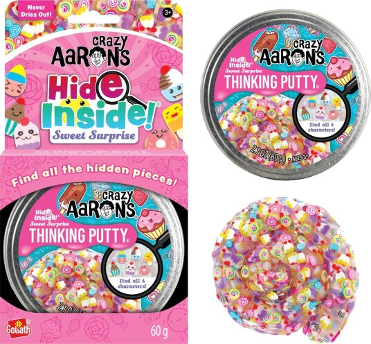 Crazy Aarons Thinking Putty Slim 60 g, Sweet Surprise Crazy Aarons Thinking Putty Slim 60 g, Sweet Surprise