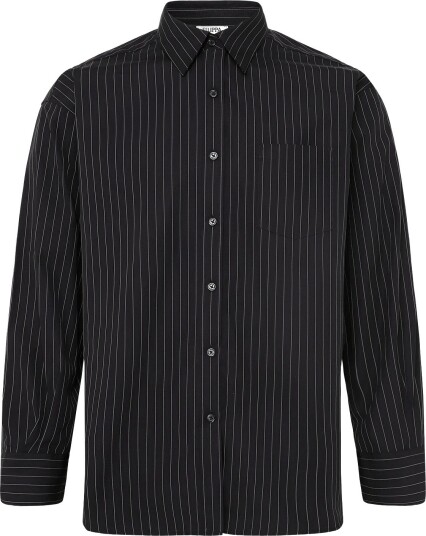 Filippa K Sammy Poplin Pinstripe Shirt Grey 38