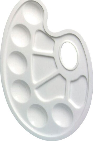 Herlitz Malerpalett Med 10 Rom (23,5x17 cm) Plast