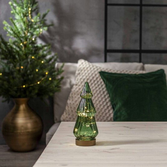 Star Trading   Glassdekorasjon Verde 24cm Grønn