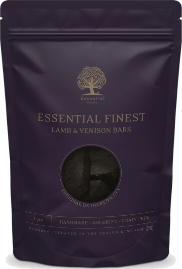 Essential Foods Finest Lamb Venison Bars Hundegodbiter 100 G Essential Foods Finest Lamb Venison Bars Hundegodbiter 100 G