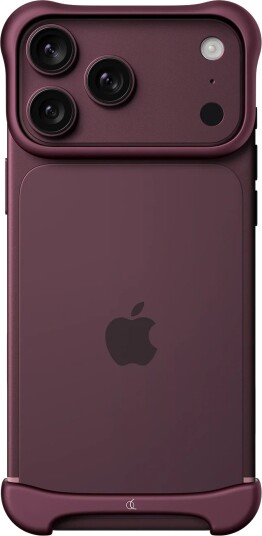 Arc Pulse Deksel i Aluminium til iPhone 18 Pro Max Matt mørk rød
