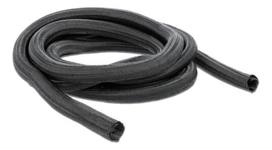 Delock Braided Sleeving self-closing 5 m x 19 mm black
