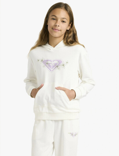 Roxy Surf Feeling Hoodie Terry Cream 170 Roxy Surf Feeling Hoodie Terry Cream 170
