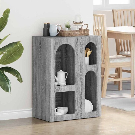 Serviesskap Grå Sonoma 59 x 35 x 80.5 cm Konstruert tre