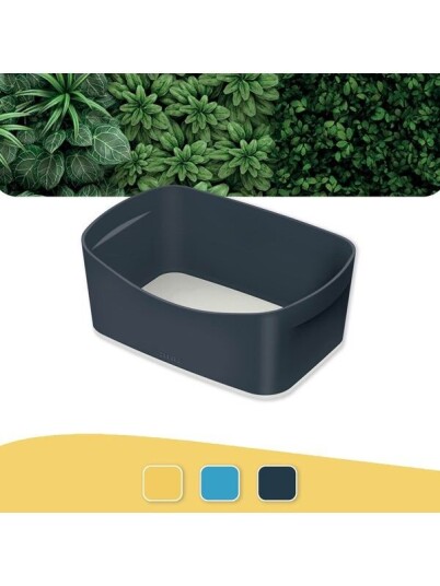 Leitz Storage Tray MyBox Cosy Velvet Grey Leitz Storage Tray MyBox Cosy Velvet Grey