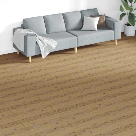 Gulvplanker 18 pcs Valnøtt Brun 5,26 m² PVC