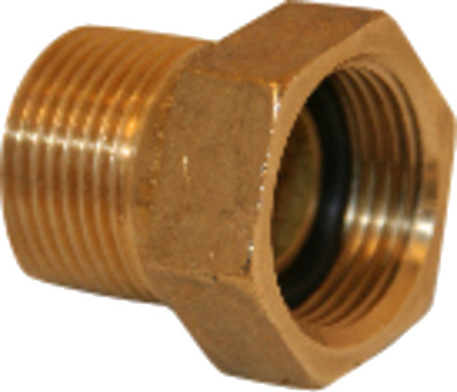 100 stk Forlengelsesstykke 27 mm med pakning, avsinkningsbestandig messing