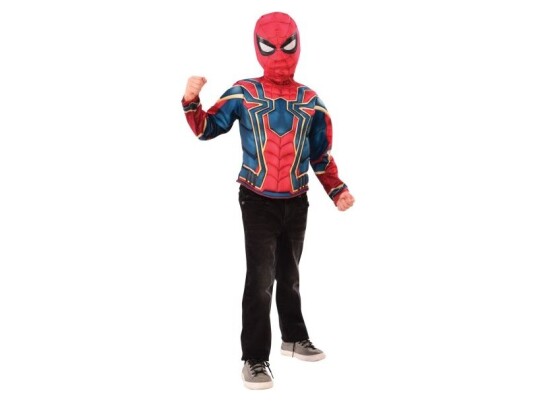 Spider-Man Bluse Og Maske